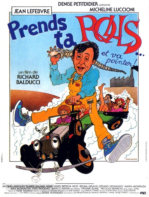 Prends ta rolls et va pointer - French Movie Poster