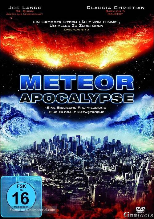 Meteor Apocalypse - German Movie Cover