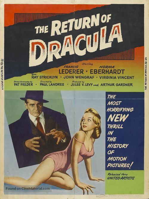 The Return of Dracula - Movie Poster