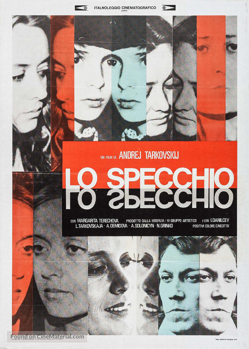 Zerkalo - Italian Movie Poster
