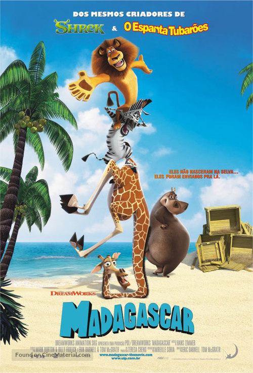 Madagascar - Brazilian Movie Poster