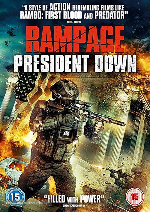 Rampage: President Down - British Movie Cover