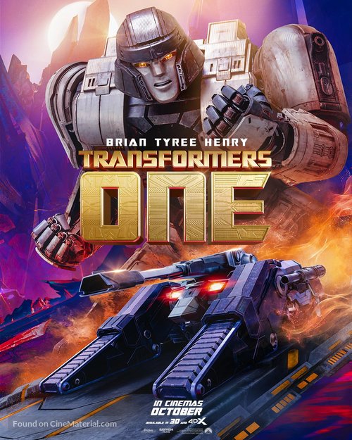 Transformers One - British Movie Poster