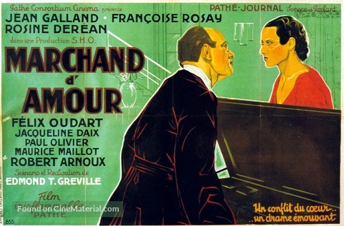 Marchand d&#039;amour - French Movie Poster