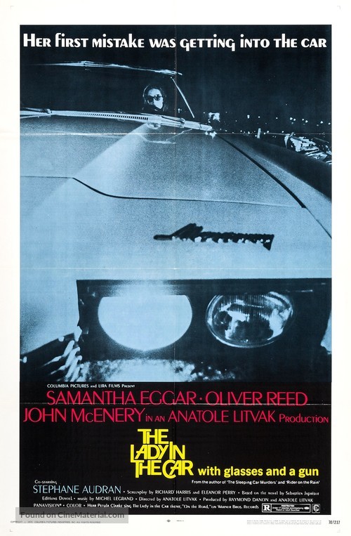 The Lady in the Car with Glasses and a Gun - Movie Poster