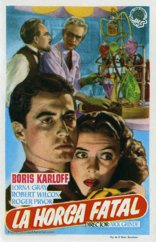 The Man They Could Not Hang - Spanish Movie Poster