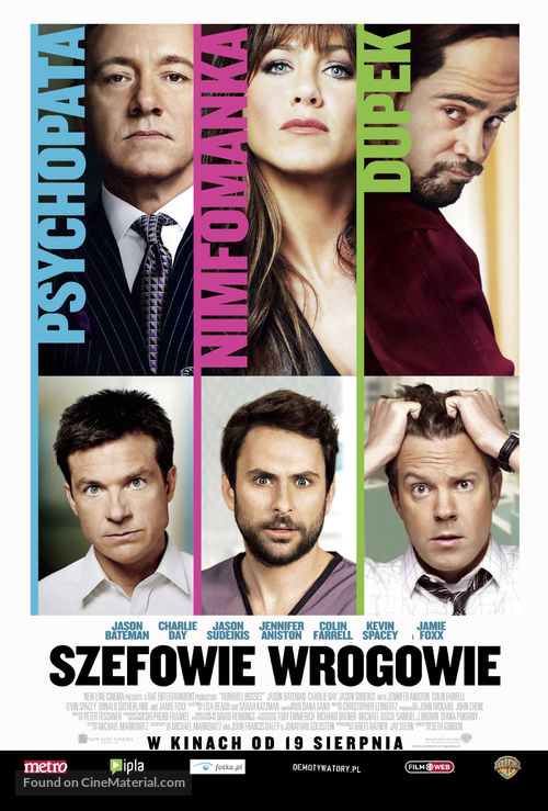 Horrible Bosses - Polish Movie Poster