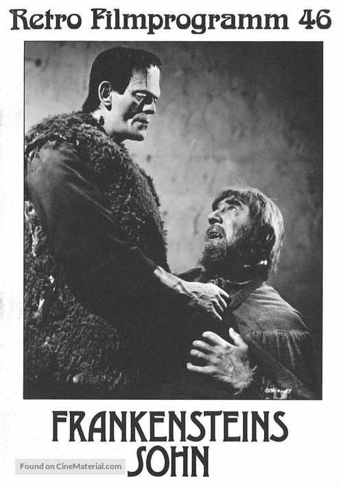 Son of Frankenstein - German poster
