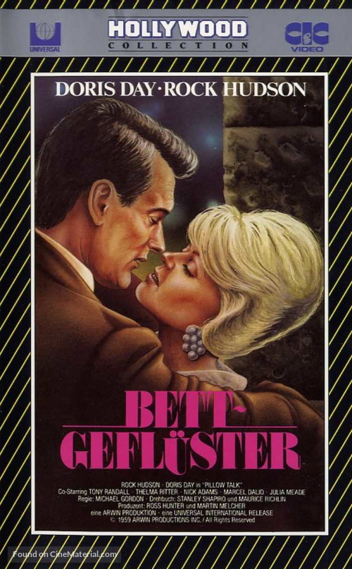 Pillow Talk - German VHS movie cover