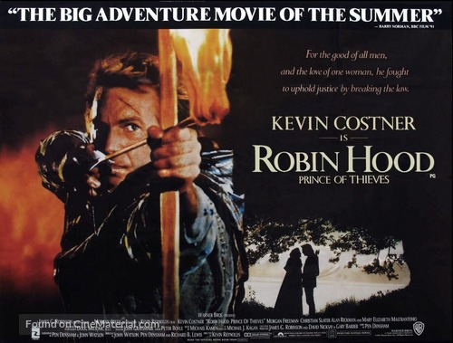 Robin Hood: Prince of Thieves - British Movie Poster