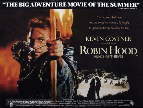 Robin Hood: Prince of Thieves - British Movie Poster