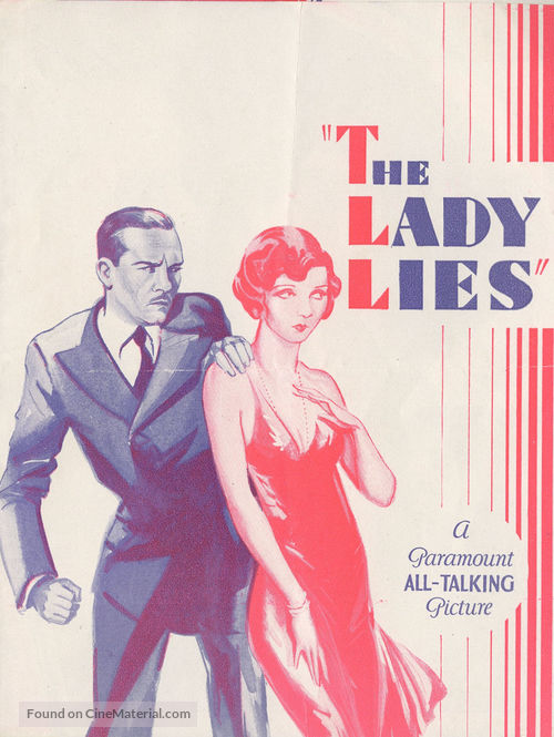 The Lady Lies - poster