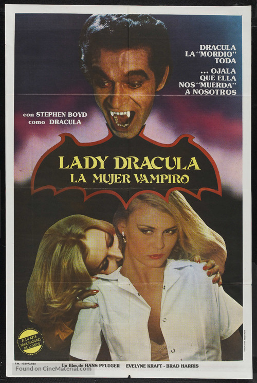 Lady Dracula - Spanish Movie Poster