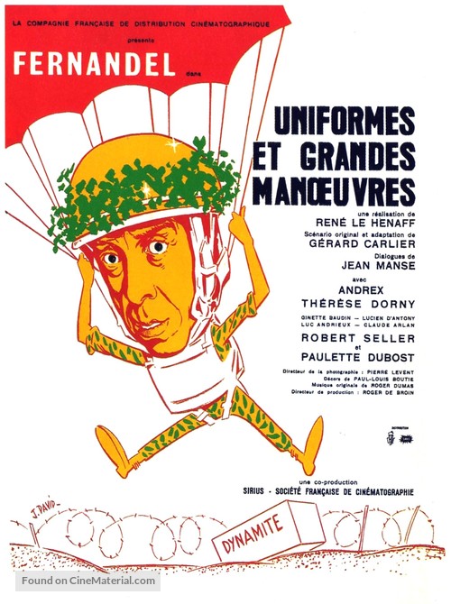 Uniformes et grandes manoeuvres - French Movie Poster