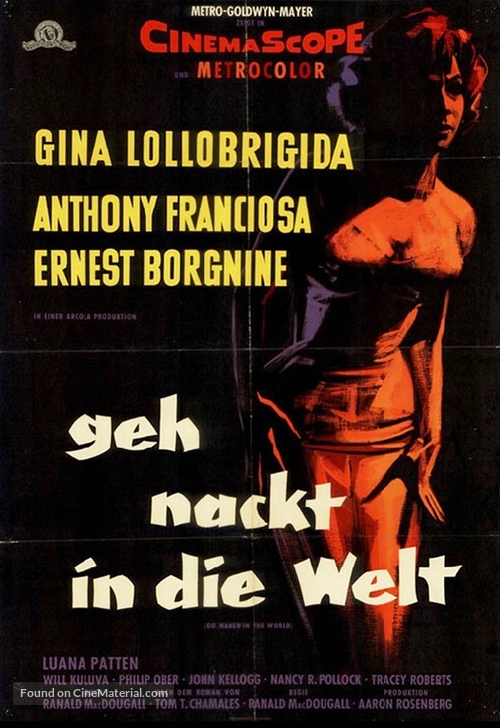 Go Naked in the World - German Movie Poster