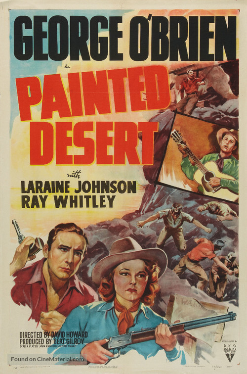 Painted Desert - Re-release movie poster