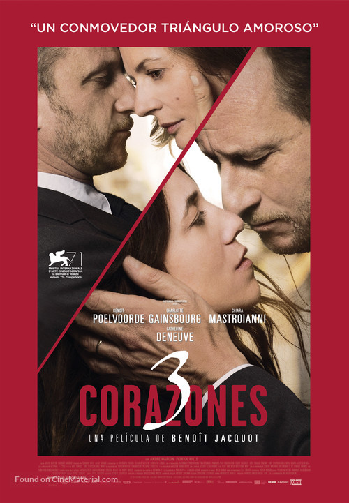 3 coeurs - Spanish Movie Poster