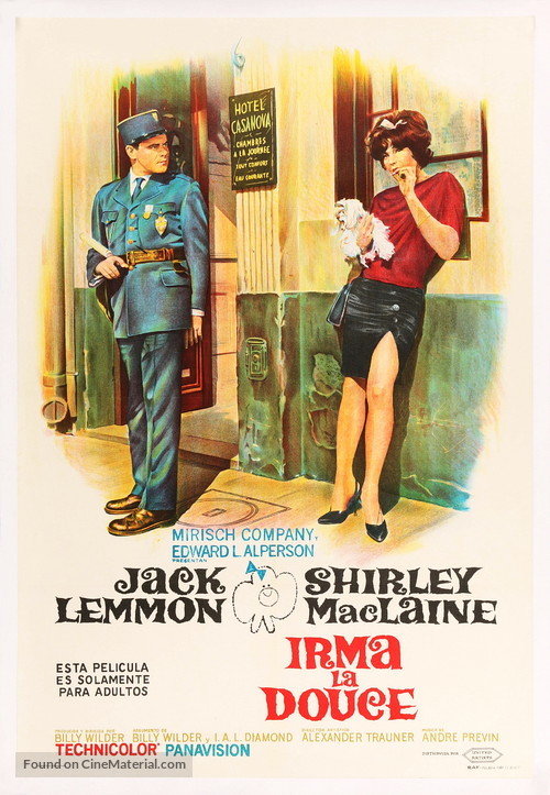 Irma la Douce - Argentinian Movie Poster