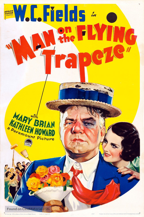 Man on the Flying Trapeze - Movie Poster