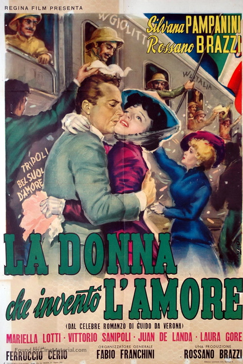 La donna che invent&ograve; l&#039;amore - Italian Movie Poster