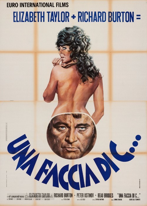 Hammersmith Is Out - Italian Movie Poster