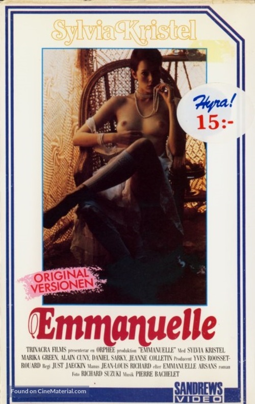 Emmanuelle - Norwegian VHS movie cover