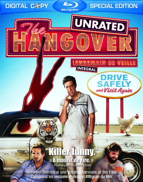 The Hangover - Canadian Blu-Ray movie cover