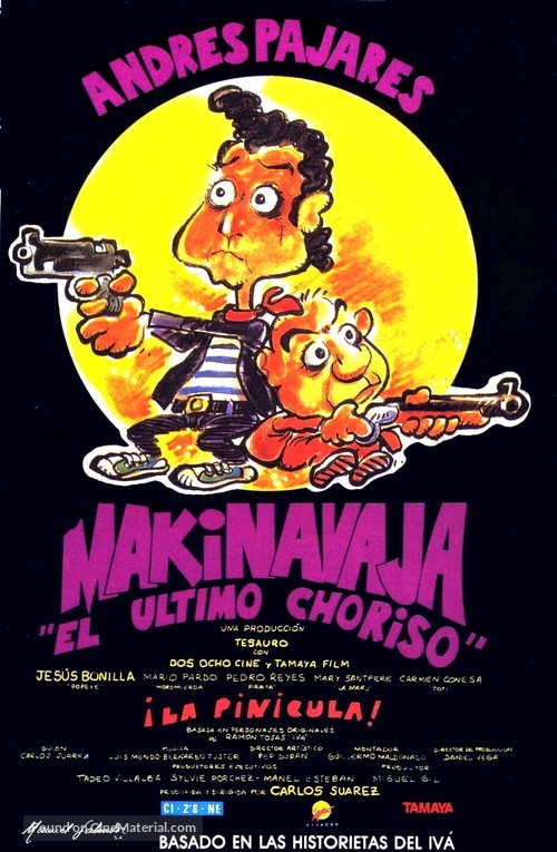 Makinavaja - &#039;El &uacute;ltimo choriso&#039; - Spanish poster
