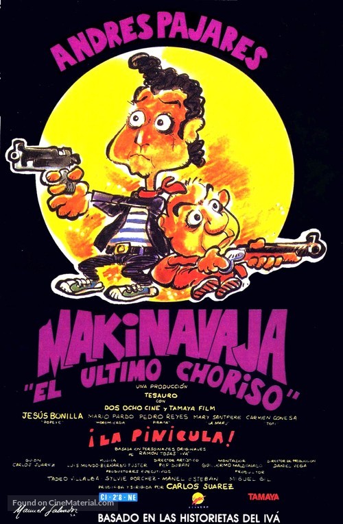 Makinavaja - &#039;El &uacute;ltimo choriso&#039; - Spanish poster