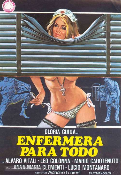 L&#039;infermiera di notte - Spanish Movie Poster