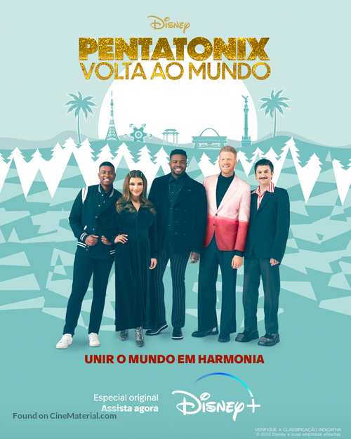 Pentatonix: Around the World for the Holidays - Brazilian Movie Poster