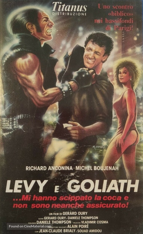 Levy et Goliath - Italian VHS movie cover