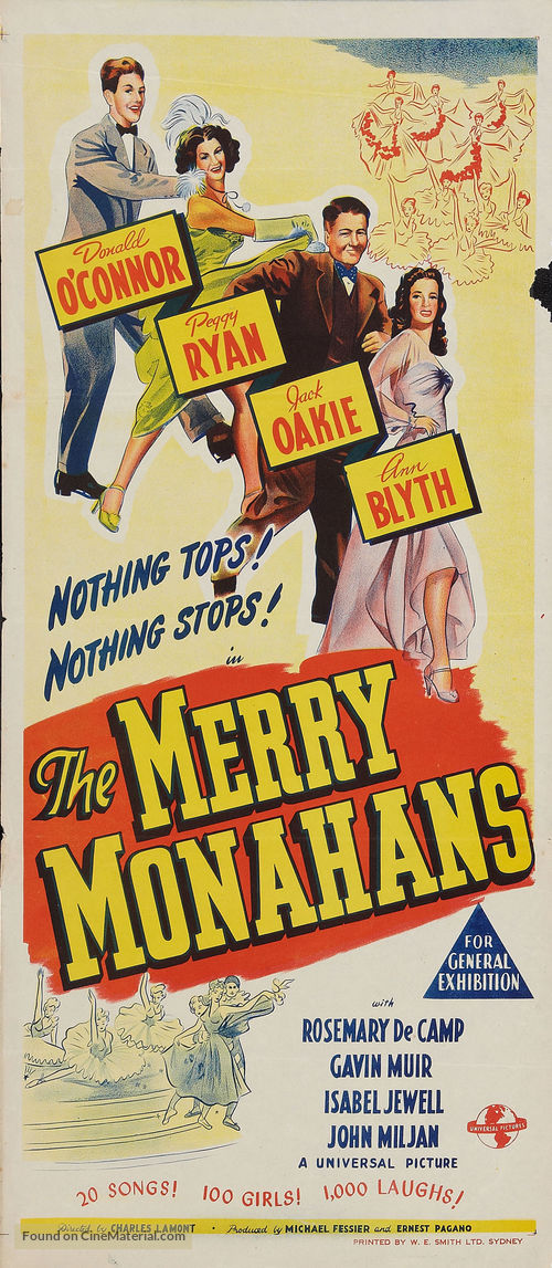 The Merry Monahans - Australian Movie Poster