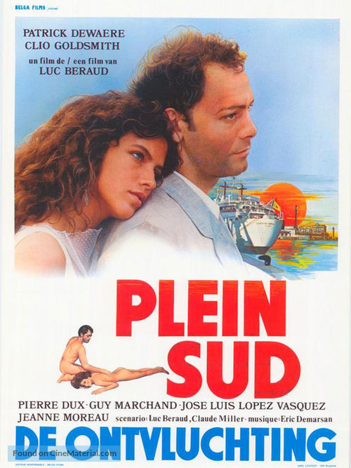 Plein sud - Belgian Movie Poster