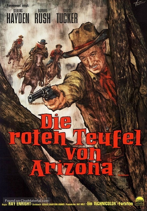 Flaming Feather - German Movie Poster