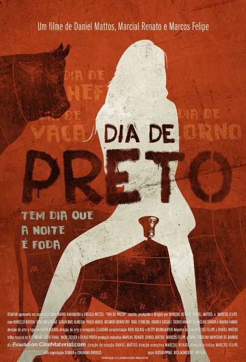 Dia de Preto - Brazilian Movie Poster