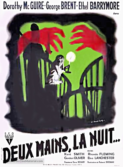 The Spiral Staircase - French Movie Poster