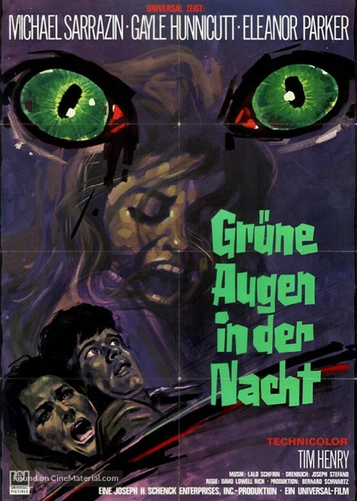 Eye of the Cat (1969) German movie poster