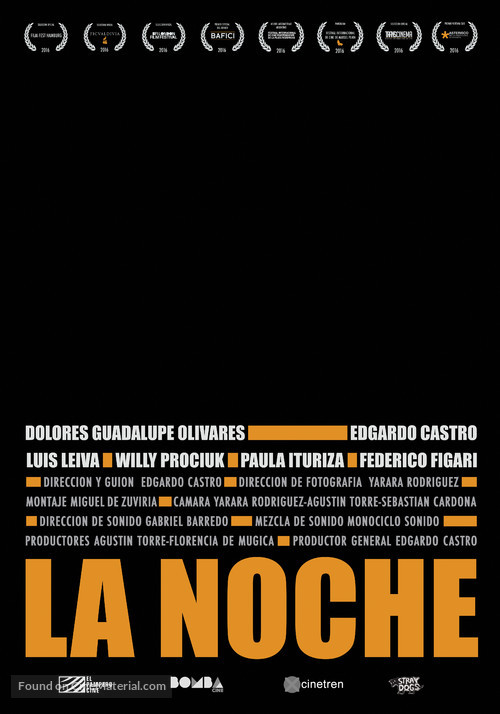 La noche - Argentinian Movie Poster