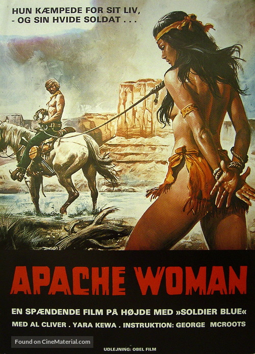 Una donna chiamata Apache - Danish Movie Poster