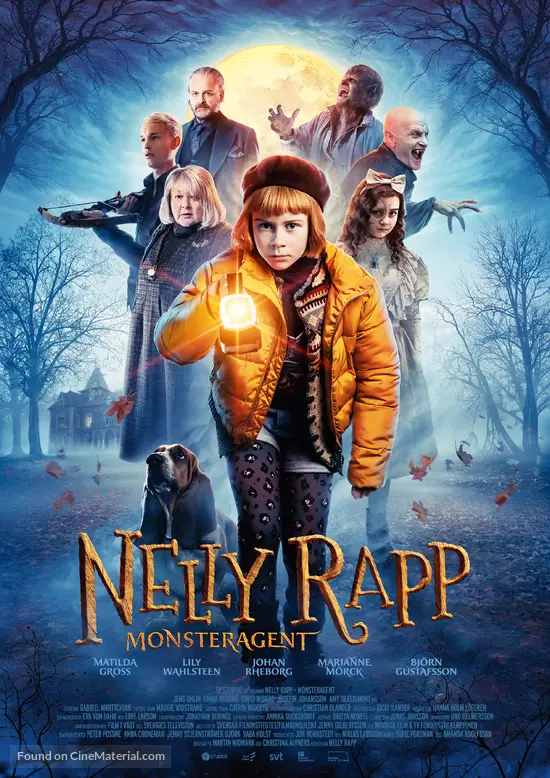 Nelly Rapp - Monsteragent - Swedish Movie Cover