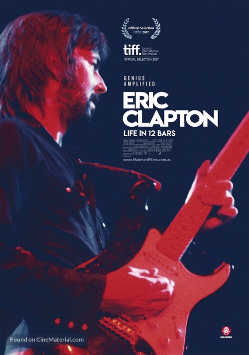 Eric Clapton: Life in 12 Bars - Australian Movie Poster