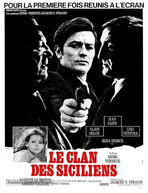 Le clan des Siciliens - French Movie Poster