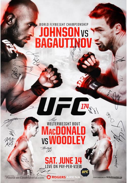 UFC 174: Johnson vs. Bagautinov - Movie Poster