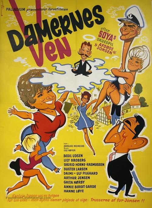 Damernes ven - Danish Movie Poster