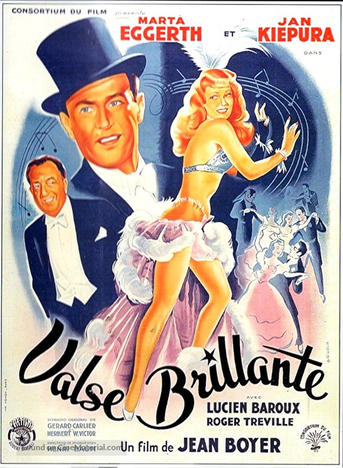 Valse brillante - French Movie Poster