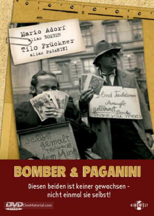 Bomber &amp; Paganini - German Movie Cover