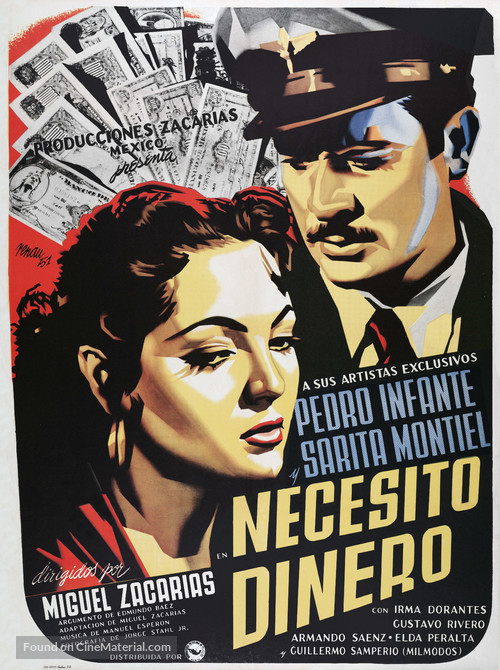 Necesito dinero - Mexican Movie Poster