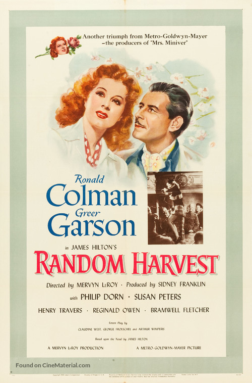 Random Harvest - Movie Poster