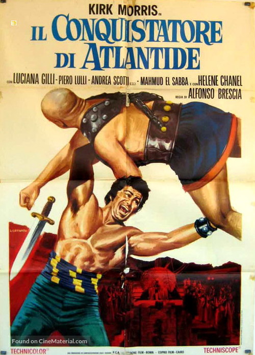 Il conquistatore di Atlantide - Italian Movie Poster